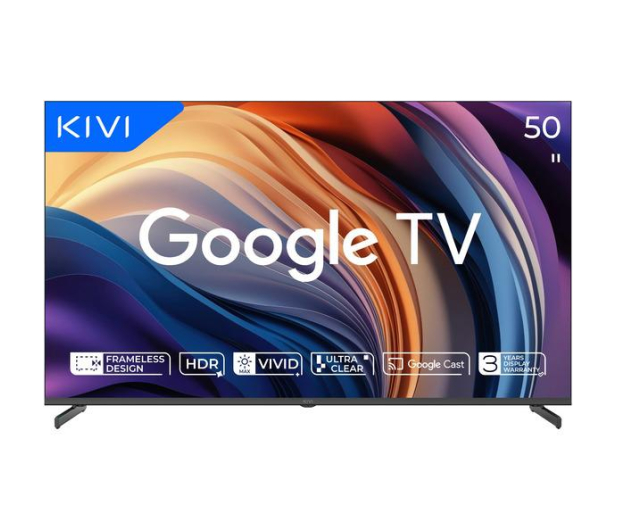 KIVI 50U710QB 50'' LED 4K Google TV Dolby Audio HDMI 2.1 - 1333870 - zdjęcie